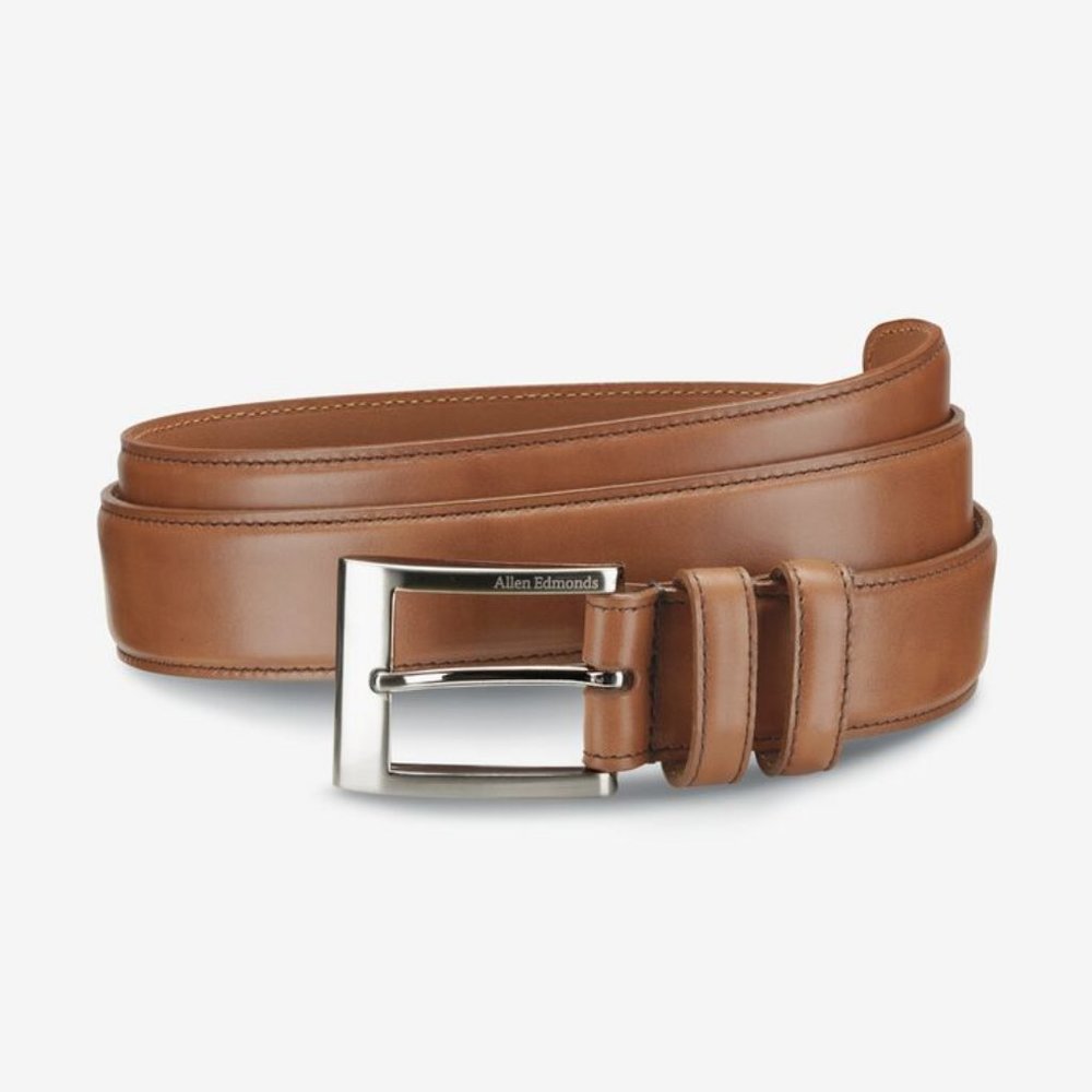 (nwt) Allen Edmonds Wide Basic Dress Belt - 30